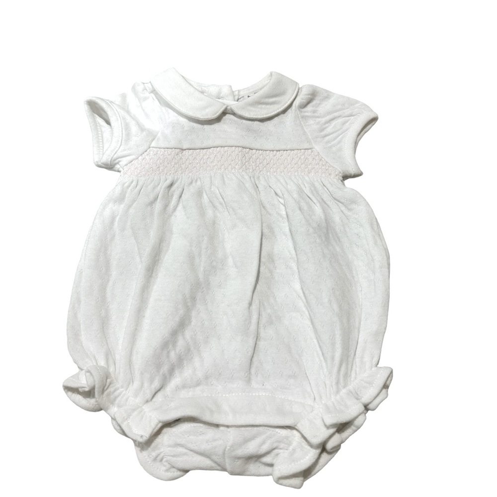 NWT Janie + Jack collared white onesie